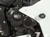 Kryty motoru R&G Racing pro motocykly HONDA CBR600F ('11-), černé (pár)